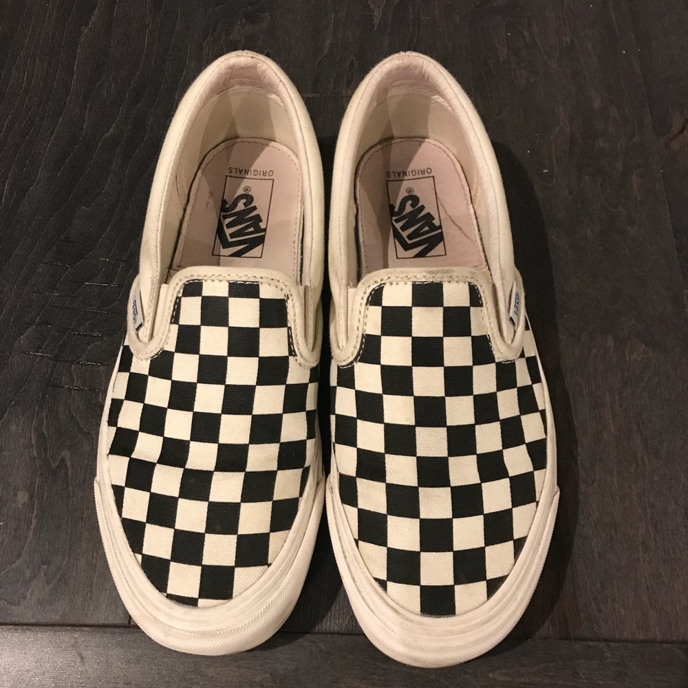 Checker design Vans Originals size 7.5